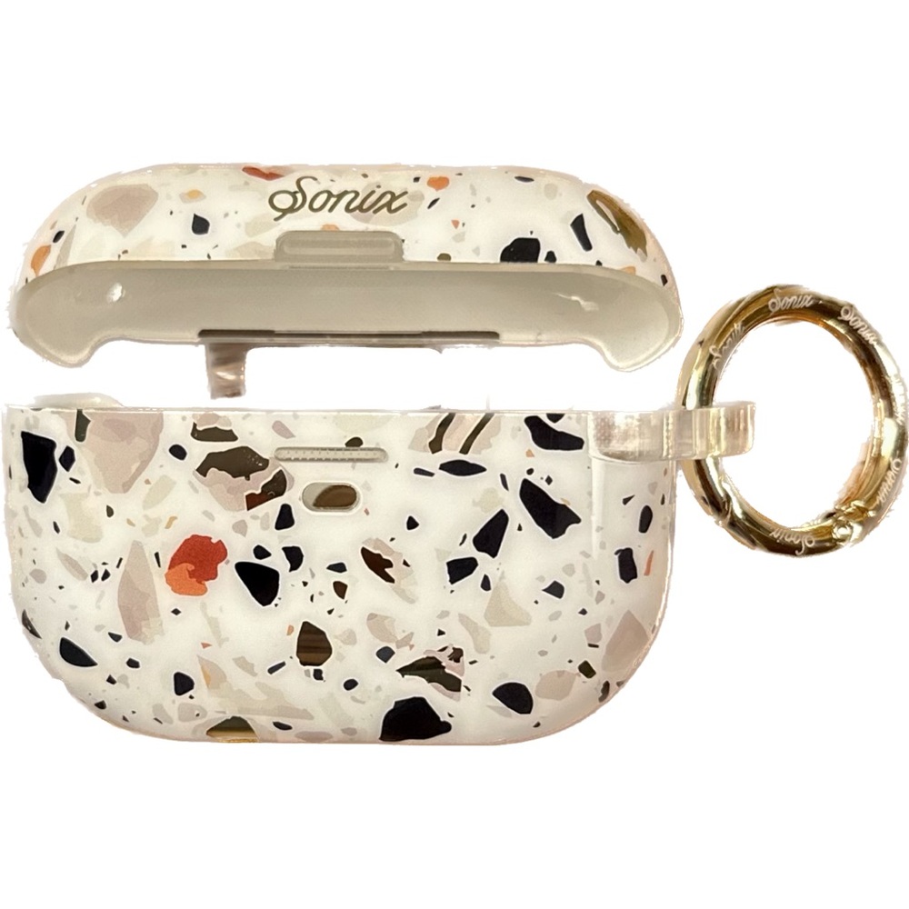 NWOT Sonix AirPod Pro Case unique pattern white confetti